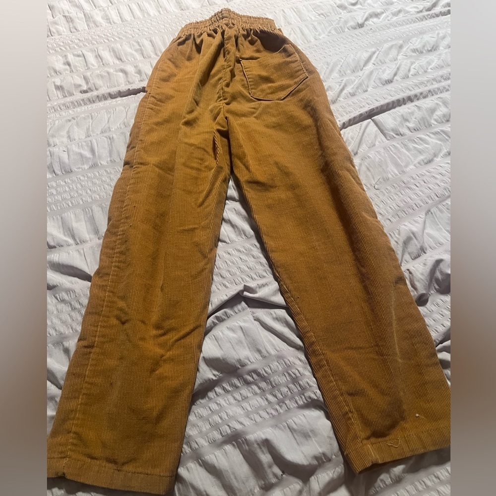Vintage Sears Mustard Corduroy Pants - Picture 2 of 4